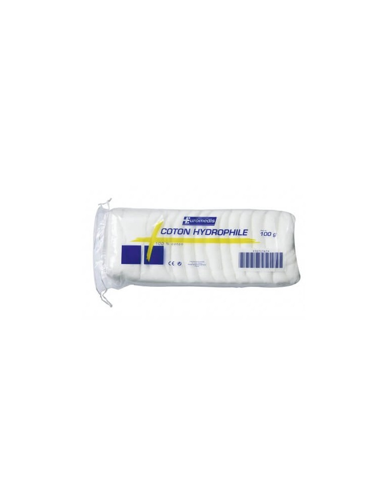 Coton hydrophile 100 g Euromedis