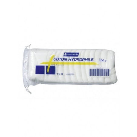 Coton hydrophile 100 g Euromedis