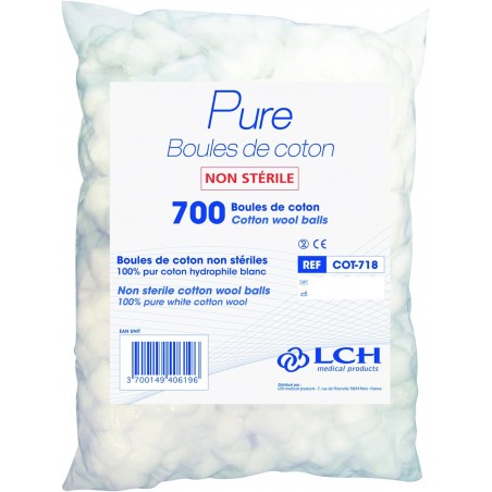 Coton boule (sachet de 700)