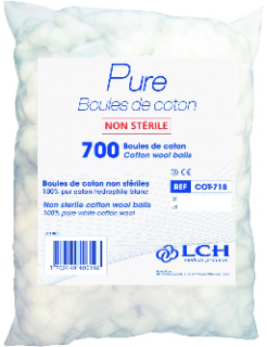 Coton boule x700 (carton de 16 sachets)