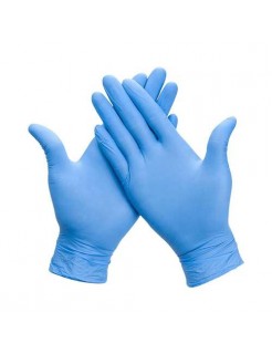 Gant en nitrile bleu Nitriskin non poudré (Boîte de 100)