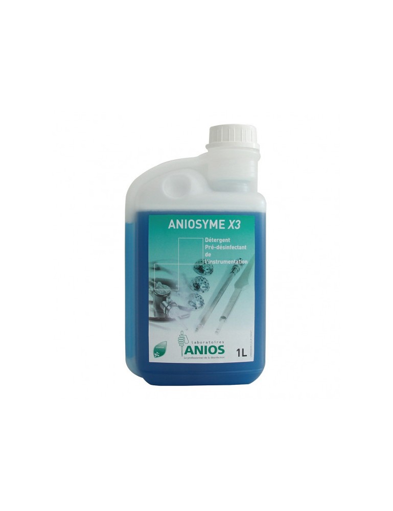 Détergent pour désinfection de l'instrumentation Aniosyme X3 1L