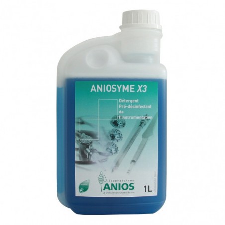 Détergent pour désinfection de l'instrumentation Aniosyme X3 1L