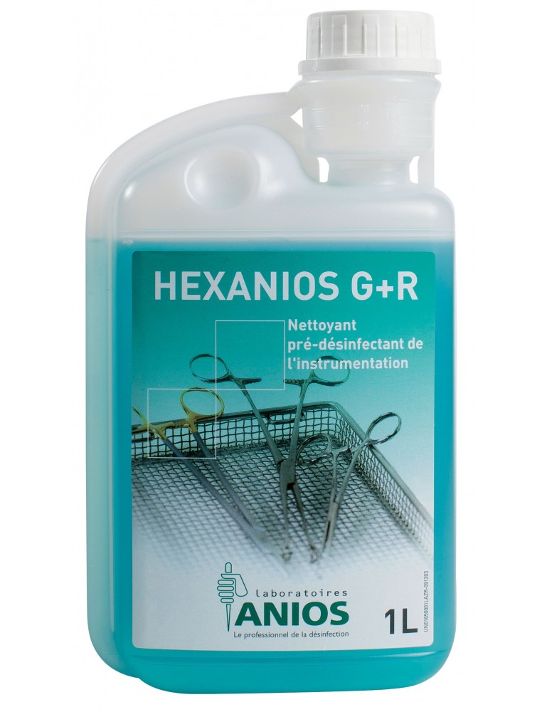 Désinfectant de l'instrumentation Hexanios G+R 1L