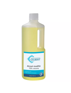 Alcool modifié 70° GILBERT flacon 1L