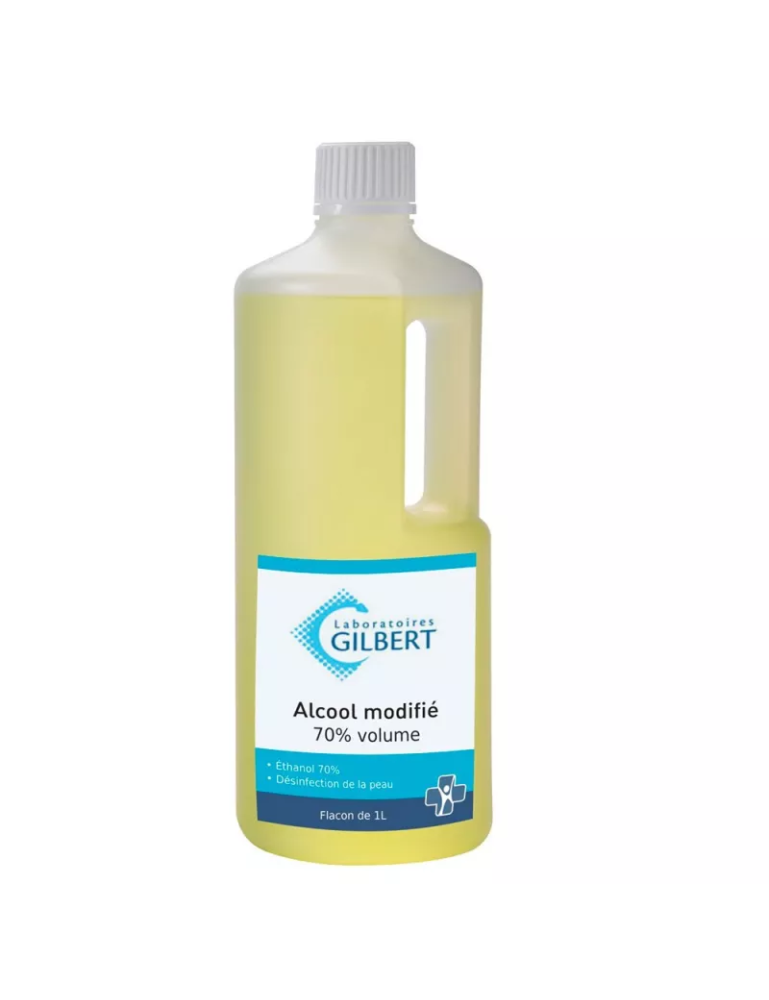Alcool modifié 70° GILBERT flacon 1L