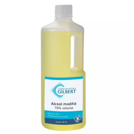 Alcool modifié 70° GILBERT flacon 1L