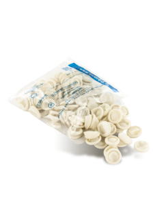 Doigtier roulé latex sans poudre large n°4 COMED (sachet de 100)