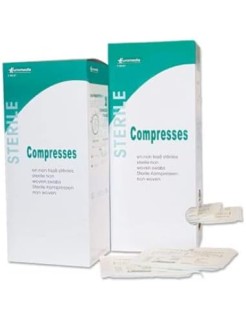 Compresses stériles non tissées EUROMEDIS 7.5x7.5cm 30G (Boite de 100 sachet de 2 )