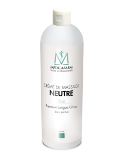 Crème de massage neutre Premium longue glisse Médicafarm 1L