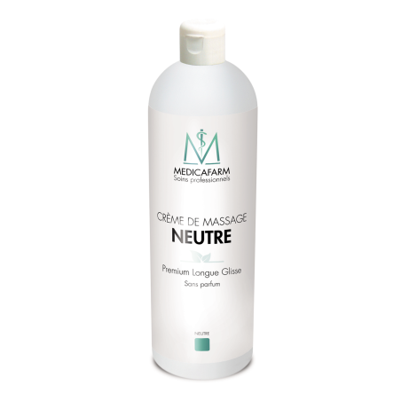 Crème de massage neutre Premium longue glisse Médicafarm 1L