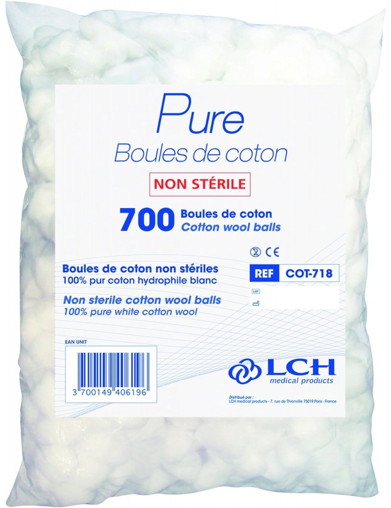 Coton boule (sachet de 700) Coton boule (sachet de 700)