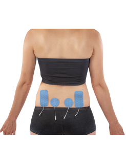 Électrodes Dura Stick Plus Bleues Rondes 5.0 cm – Plaquette de 4