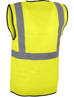 Singer - Gilet haute-visibilité - 100% polyester - Fermeture auto-agrippante - 3 bandes - VPLGILJ00