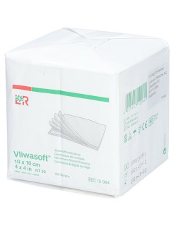 Compresses non tissées Vliwasoft 10×10 cm non-stériles – L&R