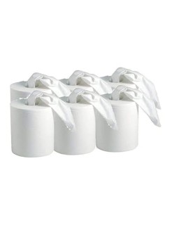 Bobine papier essuie-mains à dévidage central T450 – H717P - 2 plis – 6 rouleaux – Global Hygiène