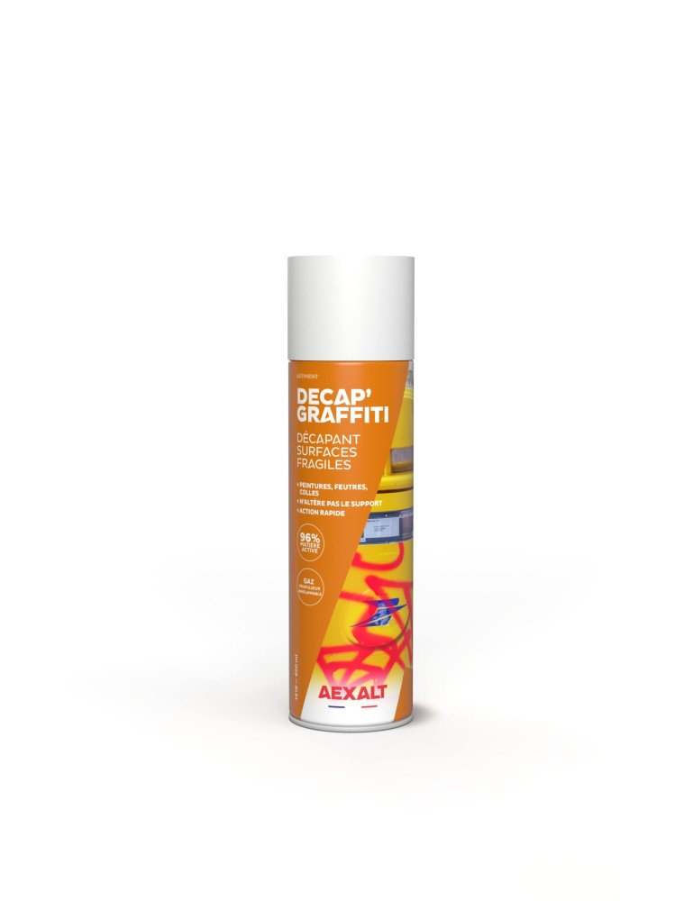 Aérosol décapant graffiti – Aexalt – 650 ml (surfaces fragiles)