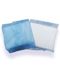 Sachet de 50 pansements absorbants bleus 20x25 cm Euromedis.webp