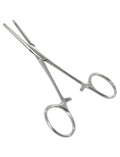 Lot de 2 - Pince de Kocher sans griffe droit 14cm - Euromedis