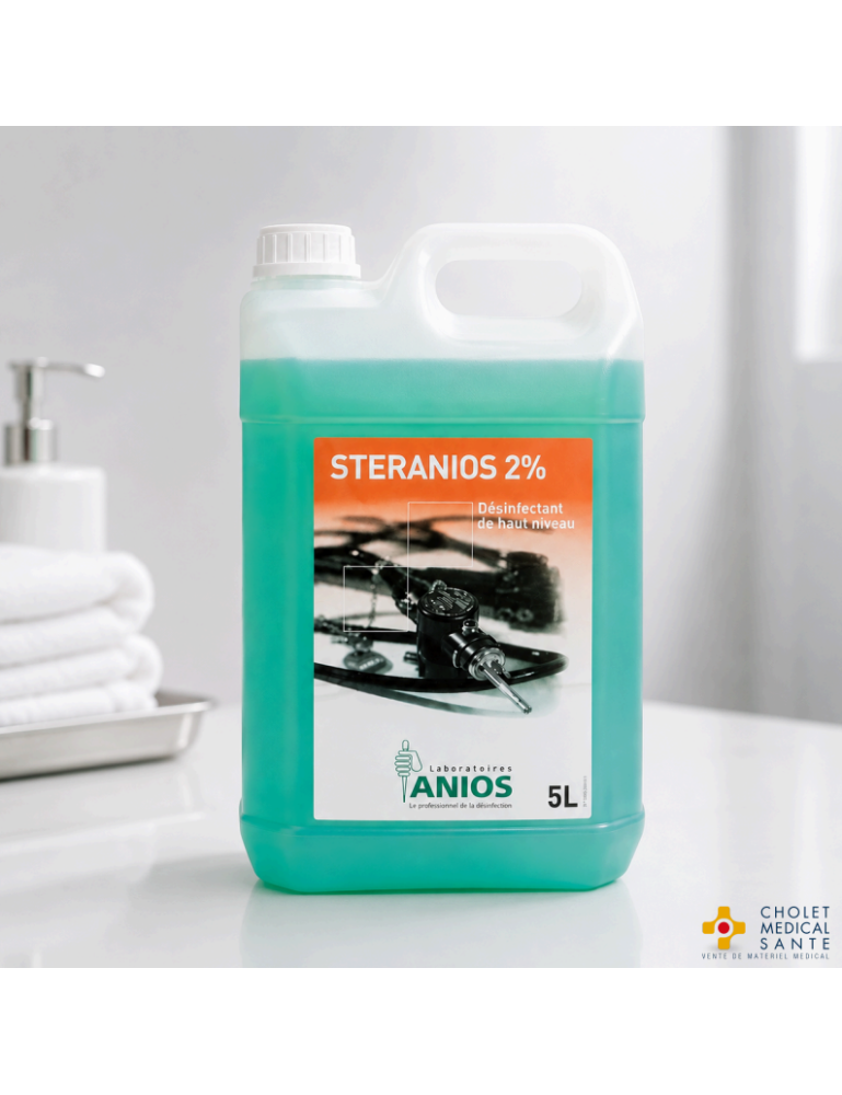 Desinfectant surface et matériel Stéranios 2% bidon de 5 l