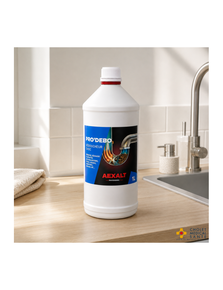 Déboucheur de canalisation surpuissant – AEXALT Pro’Debo – 1 L