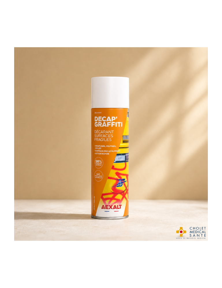 Aérosol décapant graffiti – Aexalt – 650 ml (surfaces fragiles)
