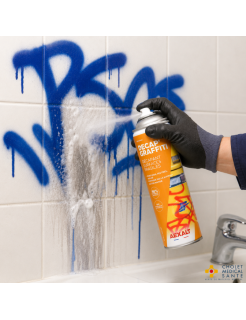 Aérosol décapant graffiti – Aexalt – 650 ml (surfaces fragiles)