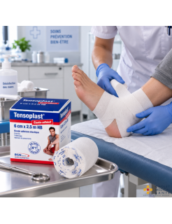 Bande adhésive Tensoplast 6 cmx 2,5m - BSN Medical