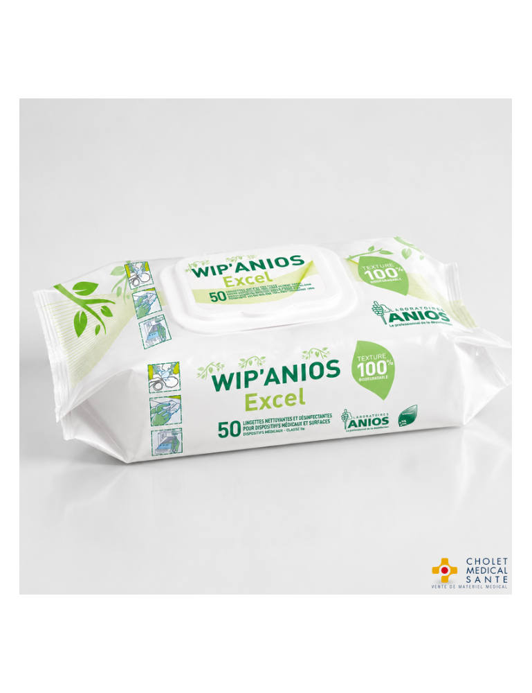 Lingettes Wip'Anios Excel (sachet de 50)