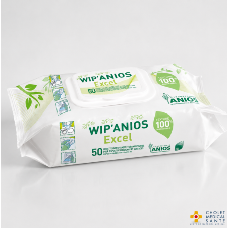Lingettes Wip'Anios Excel (sachet de 50)