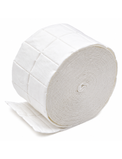 Rouleau de coton blanc prédécoupé – Texture douce et absorbante pour soins d'hygiène