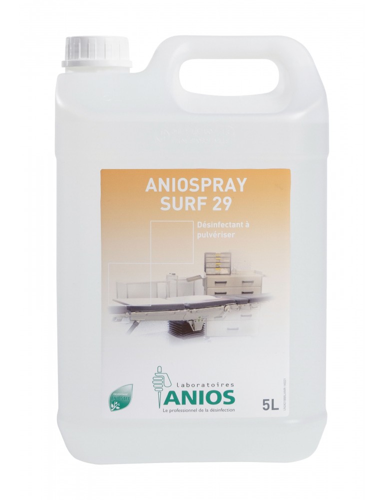 Anios Détergent désinfectant multi-surfaces premium - Sans alcool - 5 L