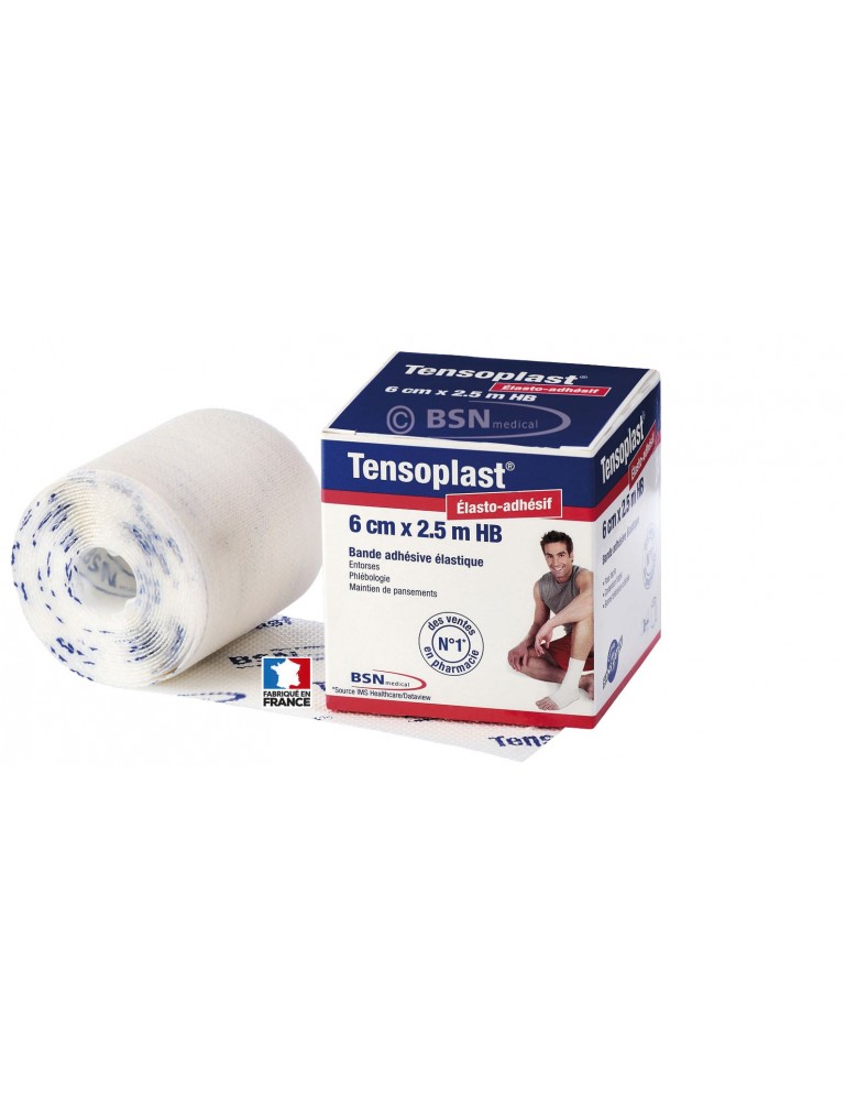Bande adhésive Tensoplaste 6 cmx 2,5m - BSN Medical Bande adhésive Tensoplaste 6 cmx 2,5m - BSN Medical