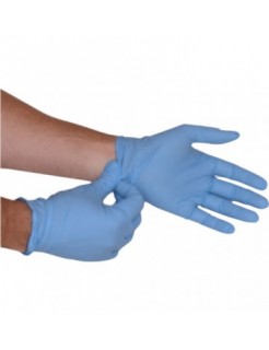 Gants Nitrile Bleus PROTILE (boîte de 100)