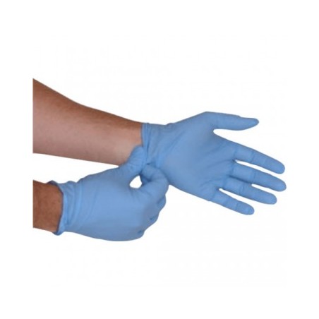 Gants jetable Nitrile Bleu Non Poudré - Pro Army