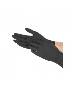 Gants Nitrile Noirs (boîte de 100)