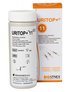 Bandelettes urinaires URITOP 11 paramètres (boîte de 100)