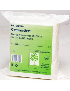 Coton octolin 30x37cm (sachet de 50)