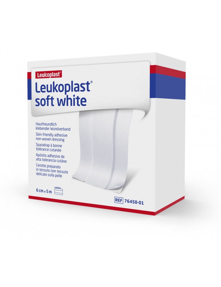 Pansement Leukoplast Soft white à découper - 6cmx5m