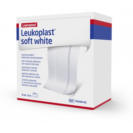 Pansement Leukoplast Soft white à découper - 6cmx5m