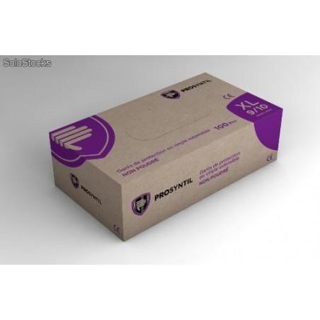 Gant Vinyle extensible Stretch PROSYNTIL S (Boite de 100)