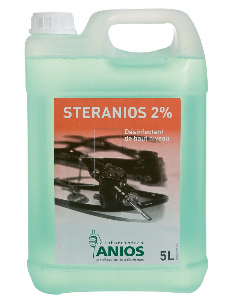 Desinfectant surface et matériel Stéranios 2% bidon de 5 l