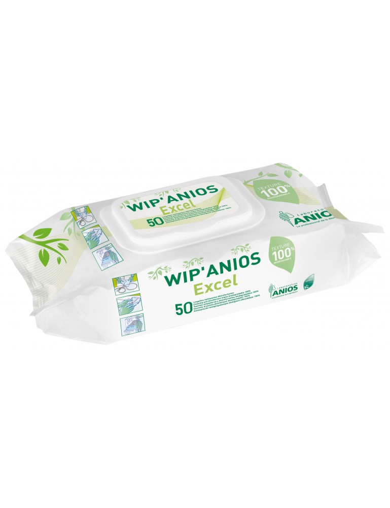 Lingettes Wip'Anios Excel (sachet de 50)