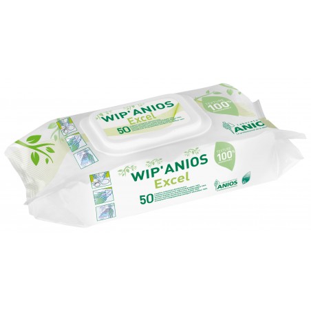 Lingettes Wip'Anios Excel (sachet de 50)