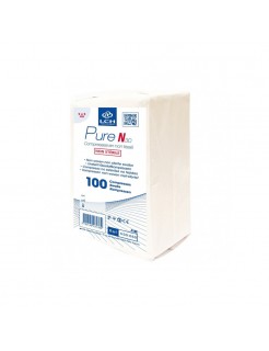 Compresses non tissées non stériles PURE N30 7.5x7.5cm 30G - 4plis (sachet de 100)